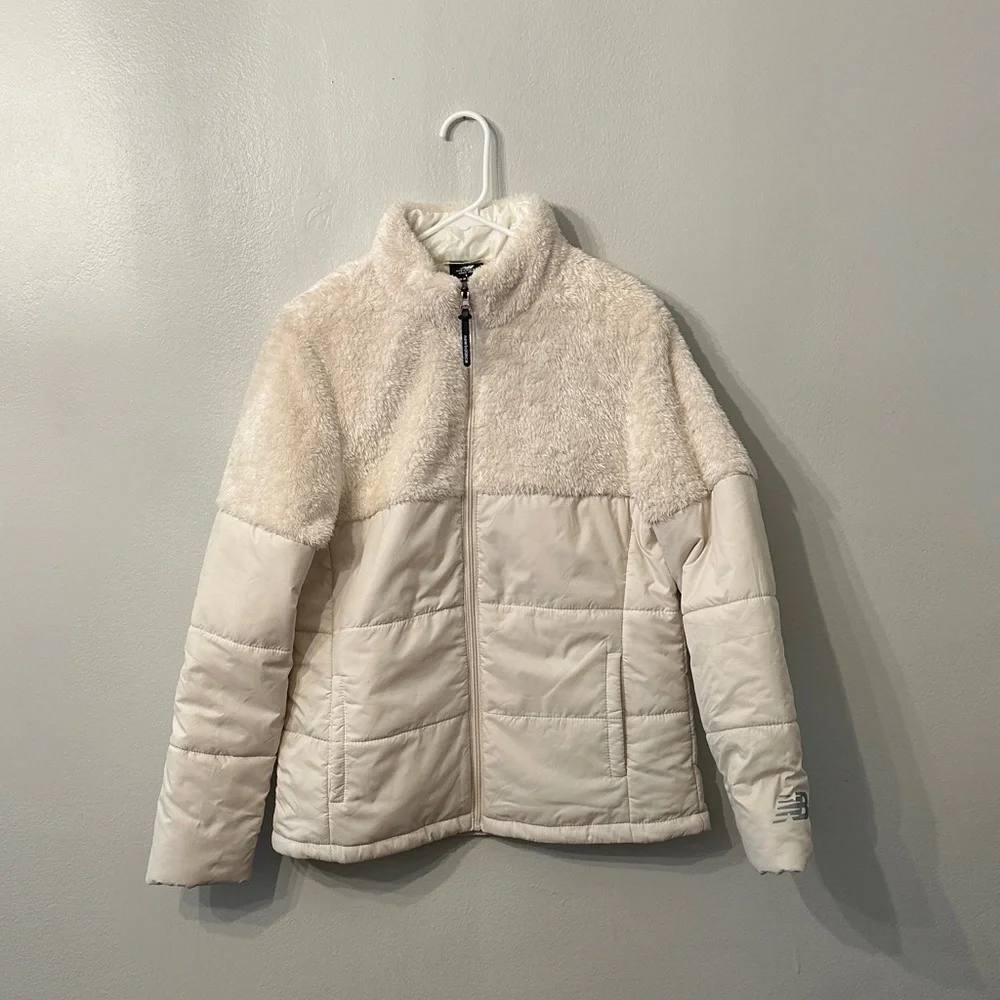 New Balance Cream Jacket - Picture 1 of 5